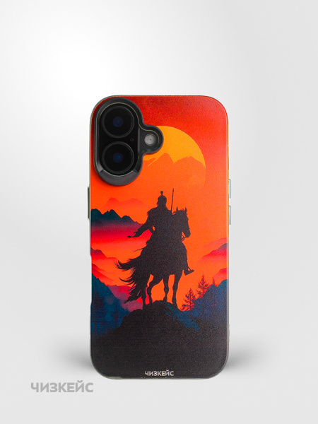 Чехол Чизкейс MagSafe iPhone 16 Победитель черный