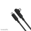 USB-кабель AceFast C5-03 Type-C/Type-C (100W, угловой) 1.8 м черный