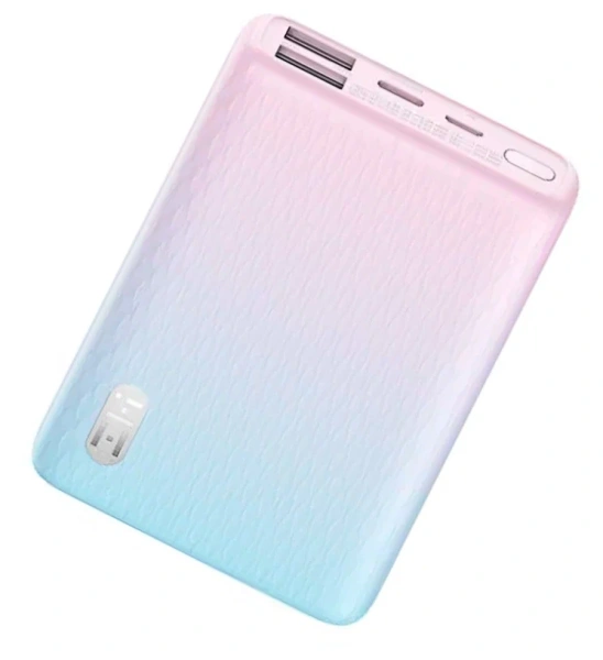 Внешний аккумулятор Xiaomi ZMI QB817 10000mAh (2USB, 22.5W, QC 3.0, PD 3.0, 3A) розовый