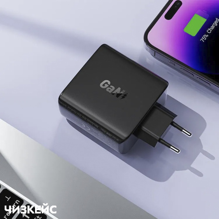 СЗУ AceFast A94 (1USB-A, 3USB-C, 3.0A, QC3.0, PD 100W) черный