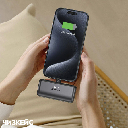 Внешний аккумулятор AceFast M9 5000 mAh (1USB-C, PD 20W) черный