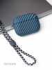 Чехол Luxo Carbon Apple AirPods Pro 2 синий