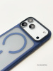 Чехол MOSBROS Comfortable Magsafe iPhone 17 Pro Max синий