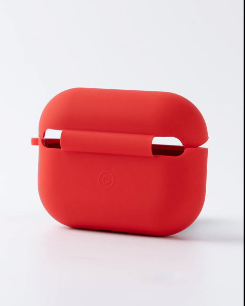 Чехол Apple AirPods 1/2 Silicone Case красный