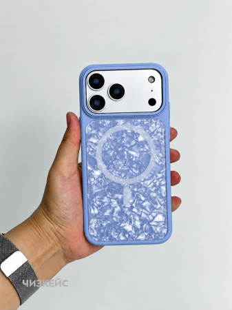 Чехол Фруктовый лед iPhone 17 Pro Max/18 Pro Max голубой