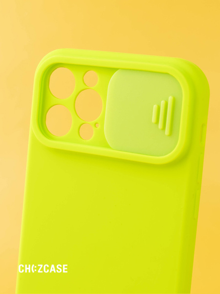 Чехол Touch Slide iPhone 13 Pro зеленый
