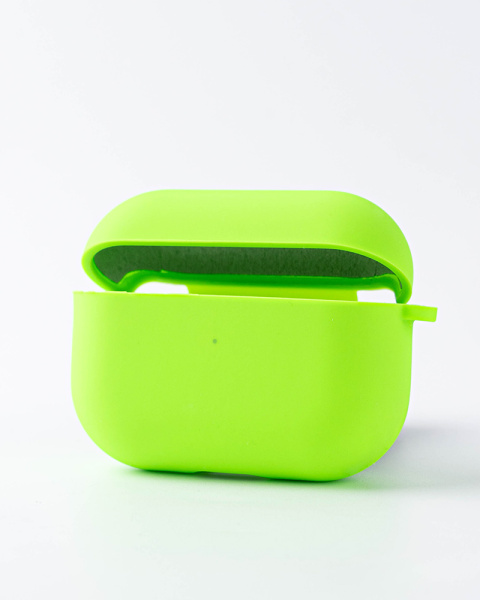 Чехол Apple AirPods 3 NEW Silicone Case ярко-зеленый