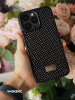 Чехол Swarovski Varnish iPhone 13 Pro Max черный