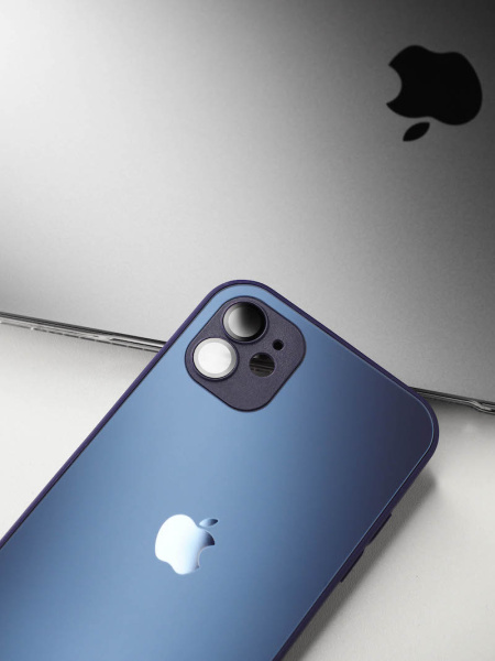 Чехол- накладка Мегаполис iPhone 11 фиолетовый