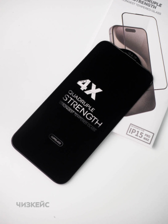 Защитное стекло SG-01 SUPGLASS iPhone 16 Pro Max черный