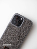 Чехол Swarovski iPhone 13/iPhone 14 серый