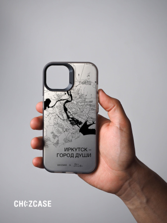 Чехол Чизкейс iPhone 11 Ирк Эдишен Иркутск - город души черный