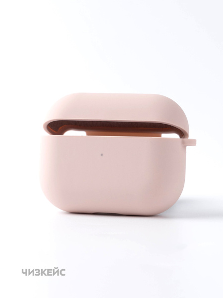 Чехол Apple AirPods Pro 3 Silicone Case розовый песок