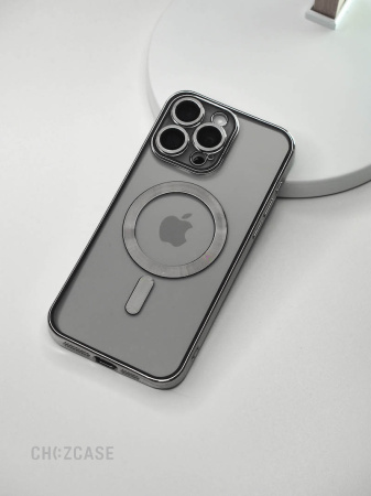 Чехол- накладка Притяжение iPhone 15 Pro Max титан