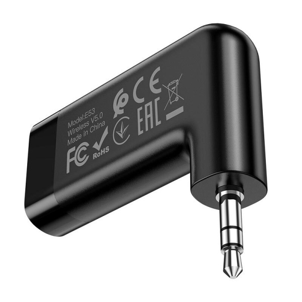 Беспроводной приёмник HOCO E53 (Bluetooth 5.0) черный