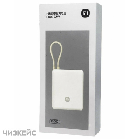 Внешний аккумулятор Xiaomi Mi 10000 mAh (2USB, Type-C, 33W) (PB1033MI) бежевый