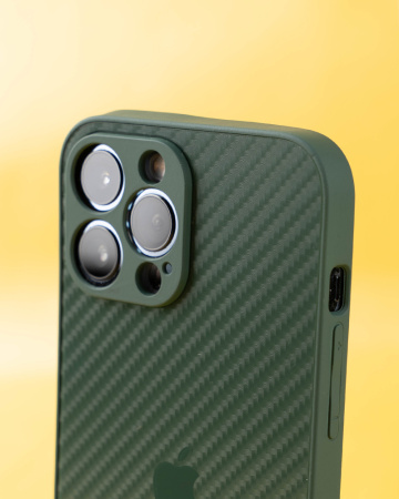 Чехол- накладка Business iPhone 12 зеленый