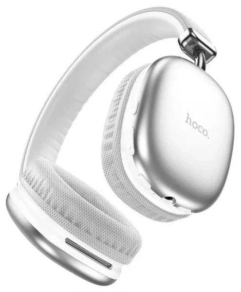 Наушники беспроводные HOCO W35 (Bluetooth 5.0) полноразмерные серебро