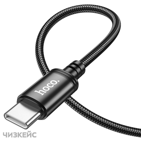 USB-кабель HOCO X89 Type-C/Type-C (3A, PD 60W) 1 м черный
