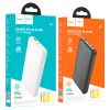 Внешний аккумулятор HOCO J87 10000mAh (2USB, PD 20W, QC3.0, LED) белый