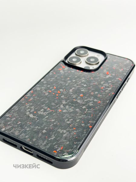 Чехол Бесконечность iPhone 17 Pro Max MagSafe красный