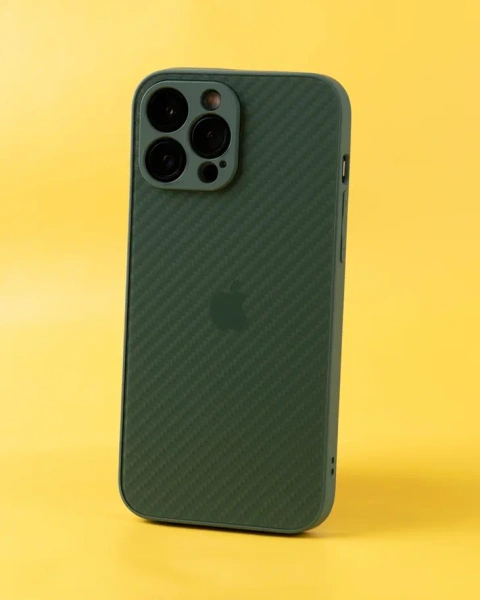 Чехол Business iPhone 13 Pro Max зеленый