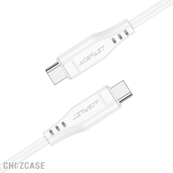 USB-кабель AceFast C3-03 Type-C/Type-C (3A, 60W) 1.2 м белый