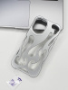Чехол Тату iPhone 14 Pro серебро