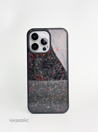 Чехол Бесконечность iPhone 17 Pro Max MagSafe красный