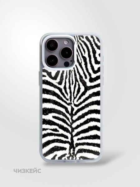 Магнитная панель Чизкейс iPhone 16 Pro Max Зебра