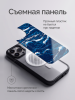 Магнитная панель Чизкейс iPhone 17 Pro Max Синяя волна