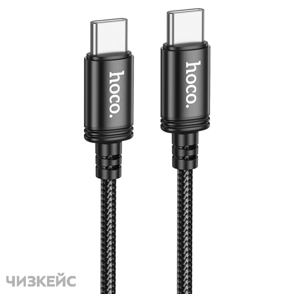 USB-кабель HOCO X89 Type-C/Type-C (3A, PD 60W) 1 м черный