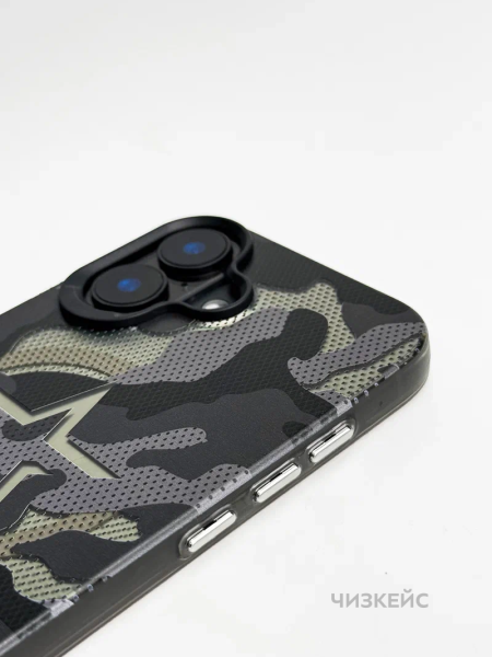 Чехол Чизкейс MagSafe iPhone 16 Звезда1 черный