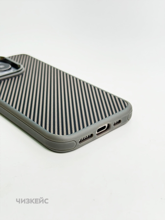 Чехол для iPhone 15 в Иркутске с доставкой по России по цене 999 ₽ | Интернет-магазин Chizcase Чехол Мафия MagSafe iPhone 15 серый