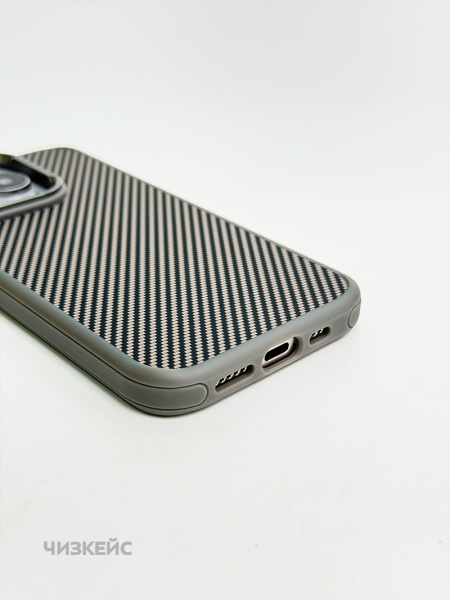 Чехол для iPhone 16 Pro Max в Иркутске с доставкой по России по цене 999 ₽ | Интернет-магазин Chizcase Чехол Мафия MagSafe iPhone 16 Pro Max серый