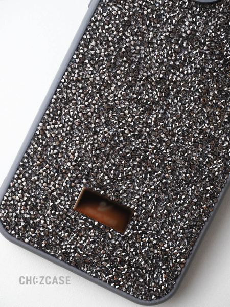 Чехол Swarovski iPhone 13/iPhone 14 серый