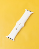Ремешок Apple Watch 42/44/45 мм (S) силикон белый
