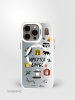 Чехол Чизкейс MagSafe iPhone 15 Pro Иркутск Вайбс белый