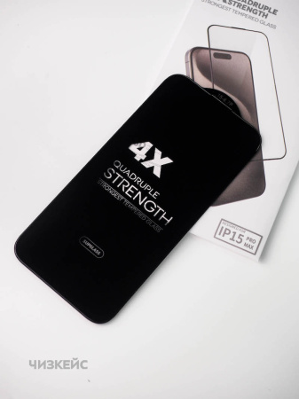 Защитное стекло SG-01 SUPGLASS iPhone 16 Pro Max черный