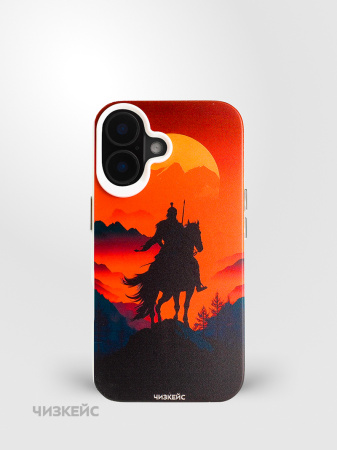 Чехол Чизкейс MagSafe iPhone 16 Победитель белый