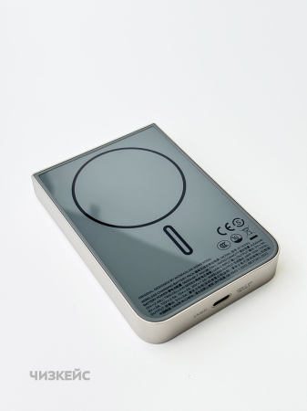 Внешний аккумулятор Momax 1-Power S.Pass Magnetic 10000mAh (Qi2, 30W) титан