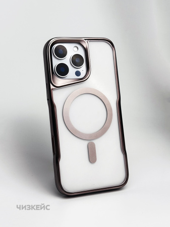 Чехол Эверест MagSafe iPhone 16 Pro Max серый