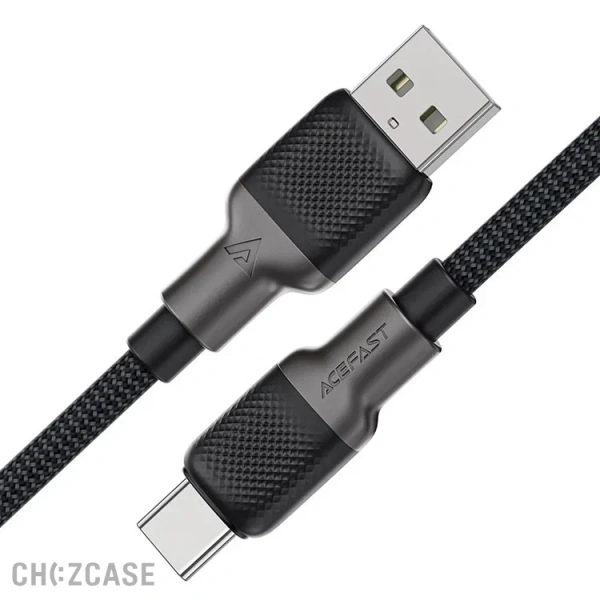 USB-кабель AceFast C10-04 Type-C (3A, PD 60W) 1 м черный