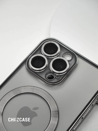 Чехол- накладка Притяжение iPhone 15 титан