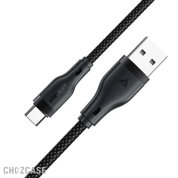 USB-кабель AceFast C8-04 Type-C (3A, 60W) 1.2 м черный