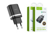 СЗУ HOCO C12Q (1USB, 3A,QC3.0) черный