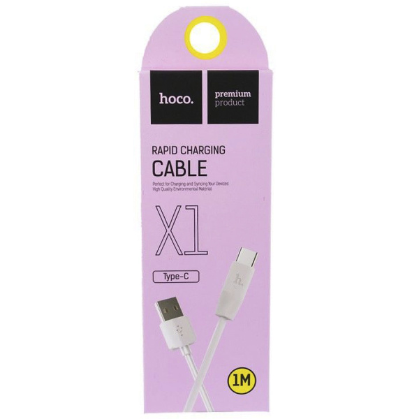 USB-кабель HOCO X1 TYPE-C 1 м белый