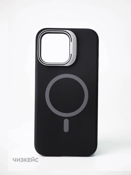 Чехол Сафари Magsafe iPhone 16 Pro Max черный