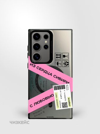 Чехол Чизкейс MagSafe Samsung S24 Ultra Экспресс черный