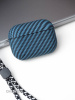 Чехол Luxo Carbon Apple AirPods Pro 2 синий